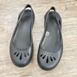 Crocs Flat Women 11 Slip On Ballet Kadee Casual Lightweight Comfort